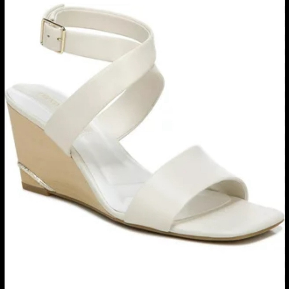 Franco Sarto Studio Ankle Strap Wedge Sandals